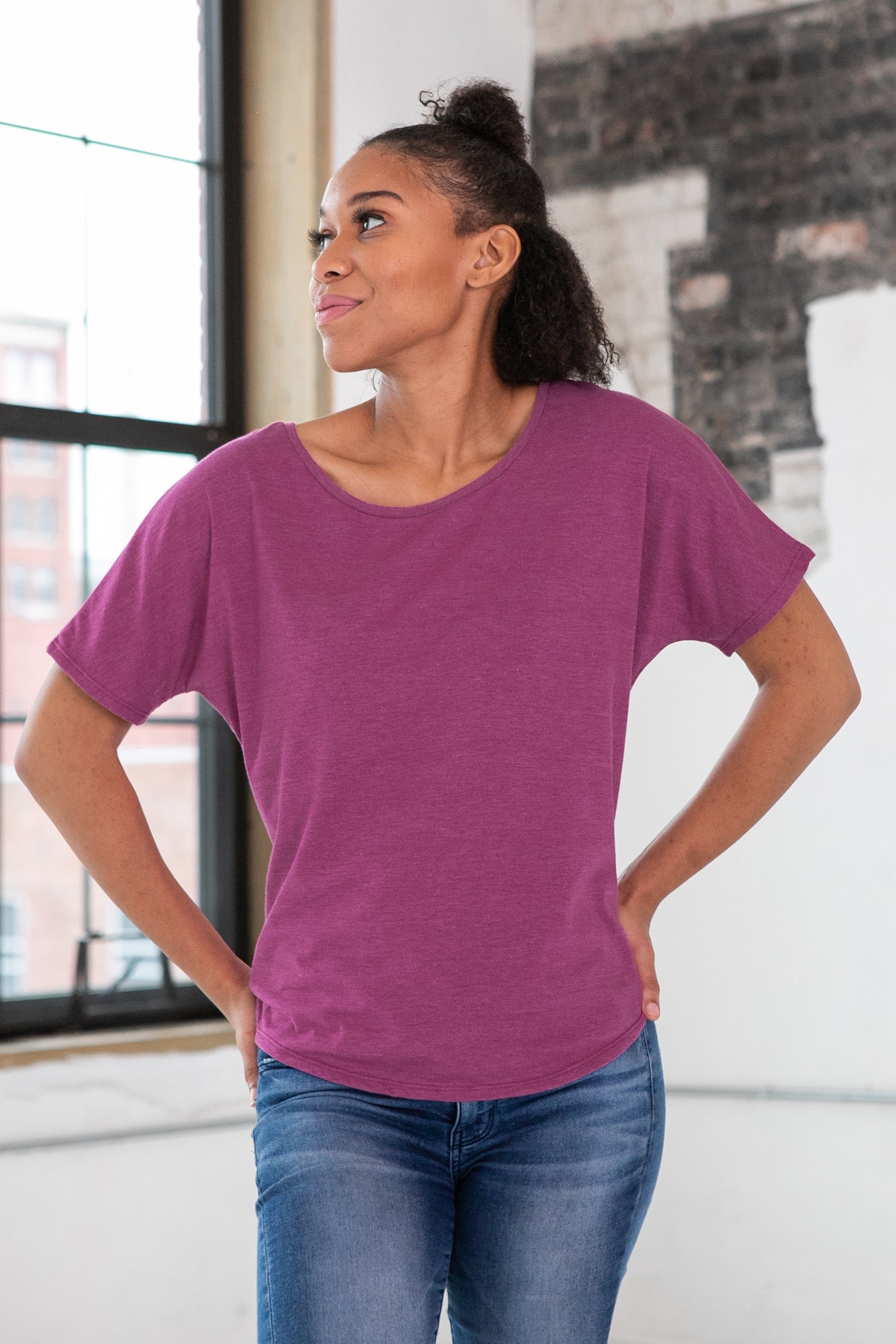(Kopi) Ladies Eco-Triblend Flowy Tee