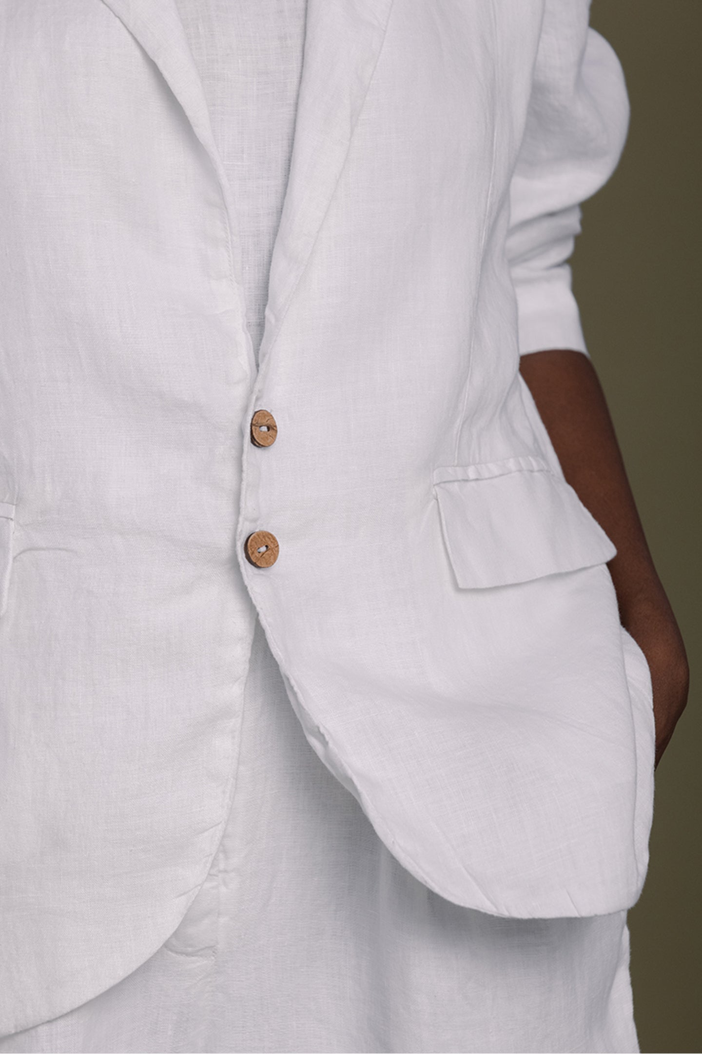 (Kopi) Hemp Three Piece Set in White