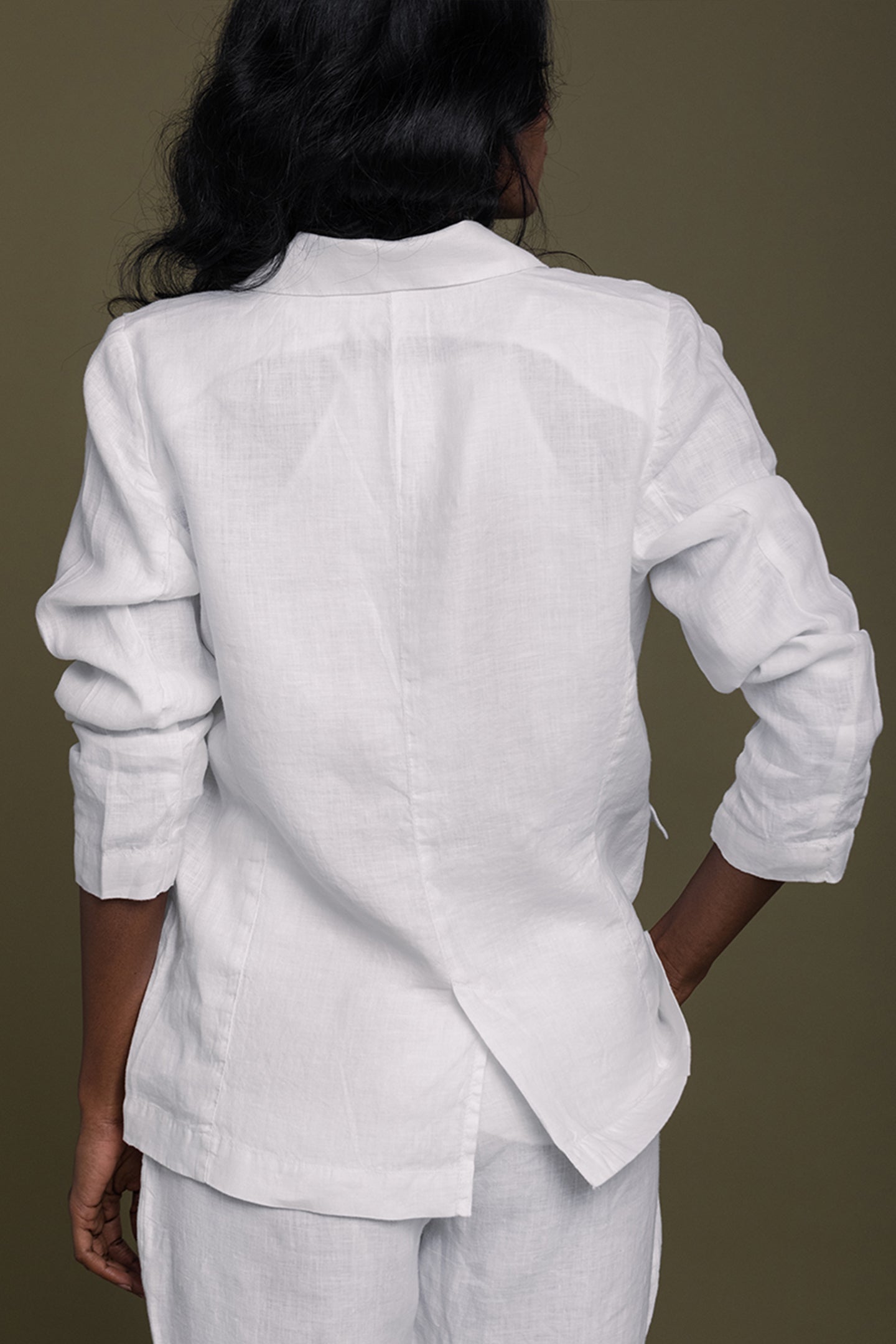 (Kopi) Hemp Three Piece Set in White