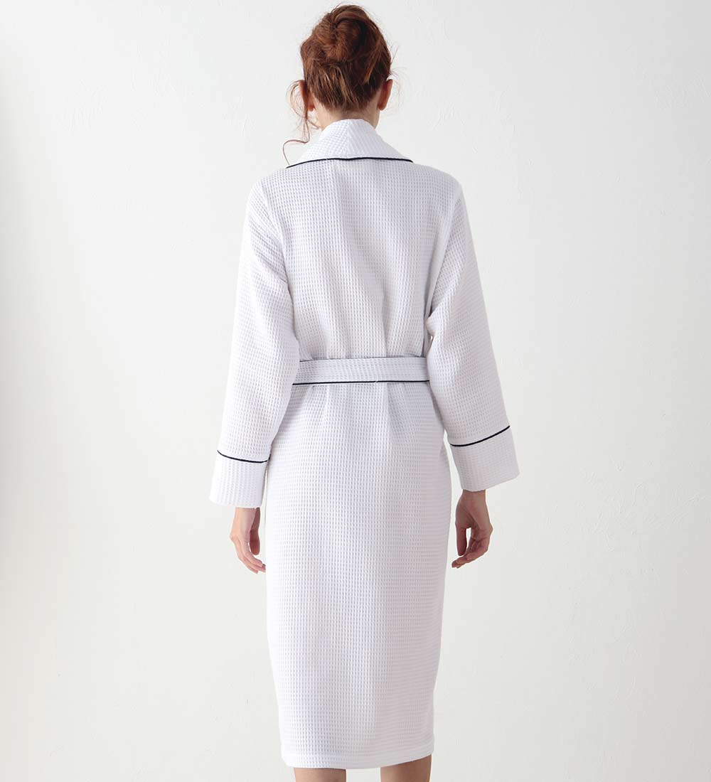 (Kopi) (Kopi) Women's Full Length Waffle Hotel Robe